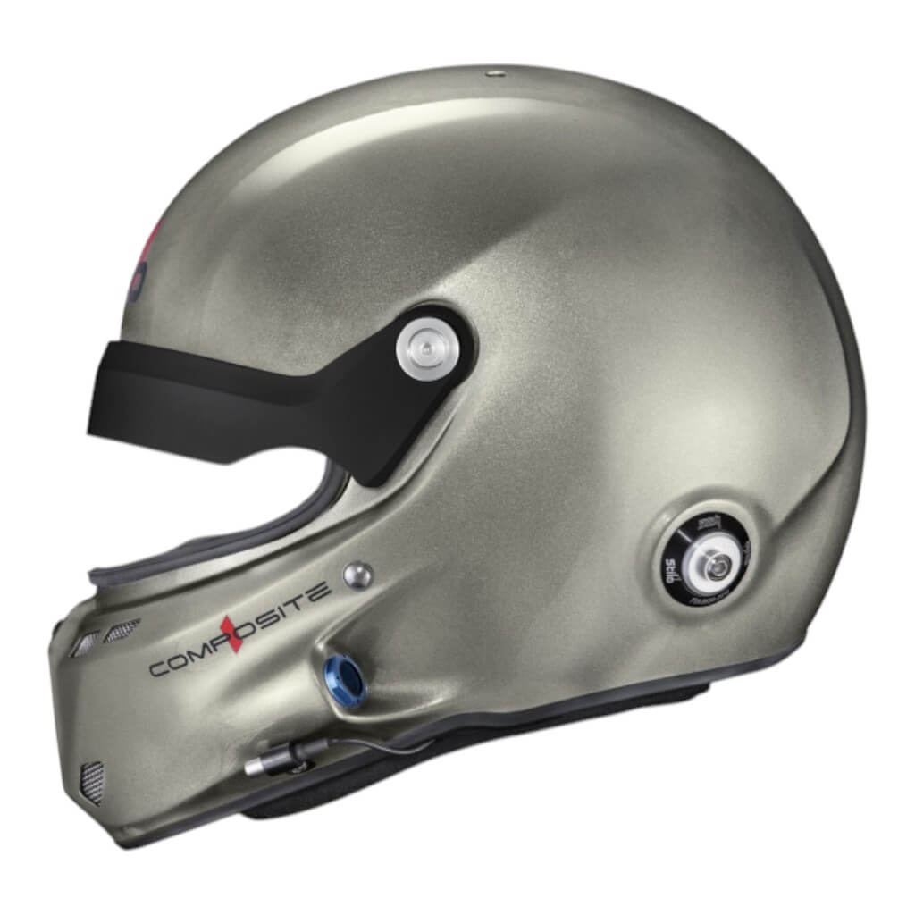 STILO AA0802CG2X64 Full-Face Helmet ST6 GT Composite Turismo, FIA 8859-24 Hans, Titanium/ Black, Size 64 Photo-1 