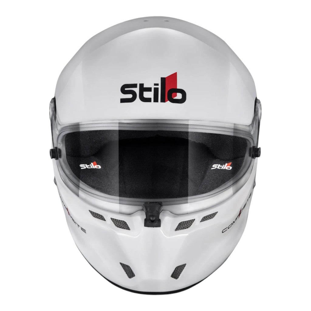 STILO AA0810AG2X550101 Full-Face Helmet ST6 FN Composite, FIA 8859-24 Hans, White/ Black, Size 55 Photo-2 