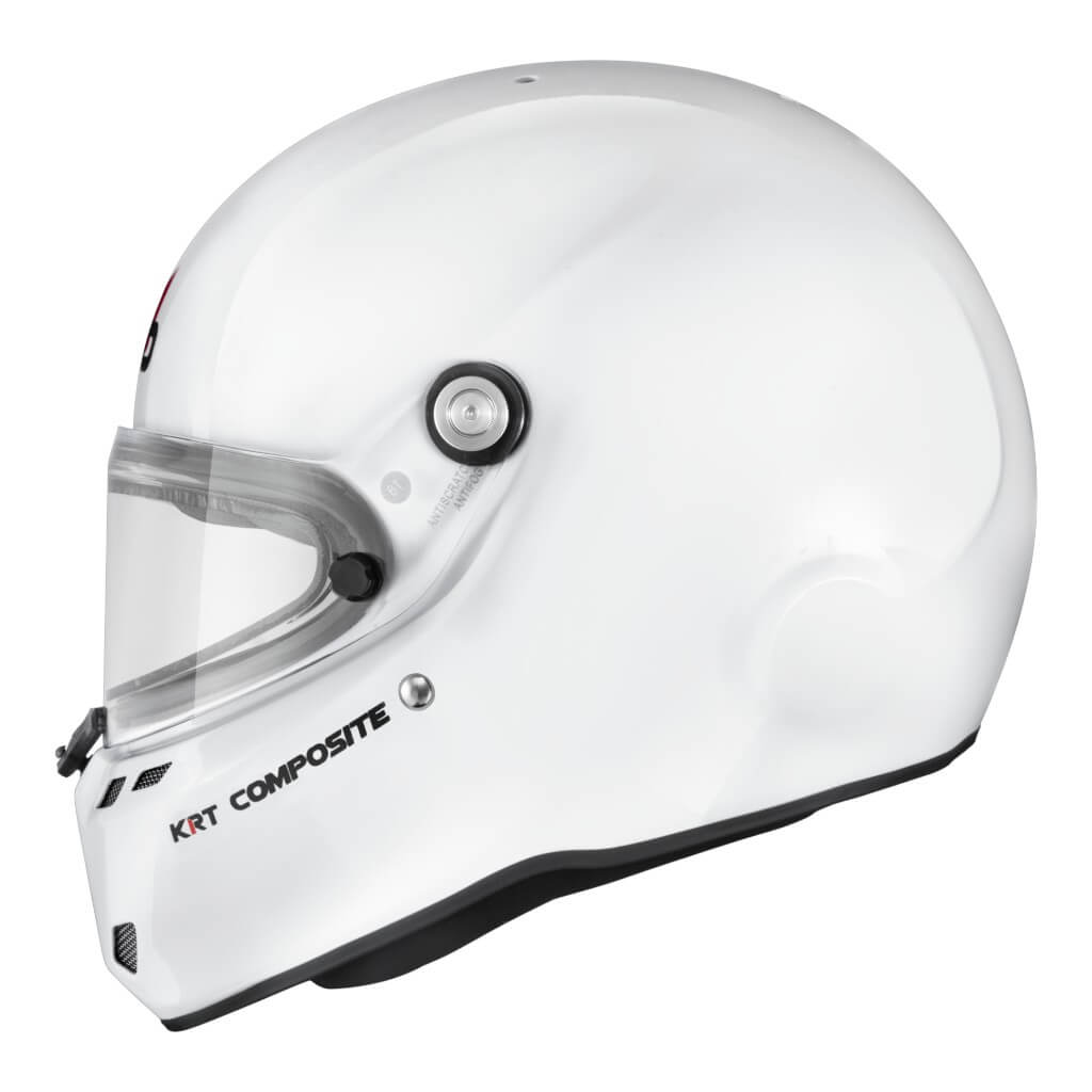 STILO AA0814AH2L54 Karting Helmet ST6 KRT Composite FIA 8878-2024 K2025, White/Black, Size 54 Photo-2 