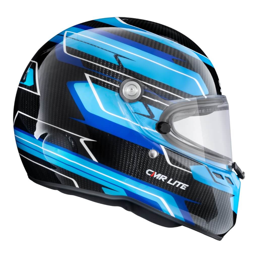STILO AA0821AH5P56DBLU Karting Helmet ST6 CMR Carbon Lite Graphyc, Snell CMR 2016, Blue, Size 56 Photo-2 
