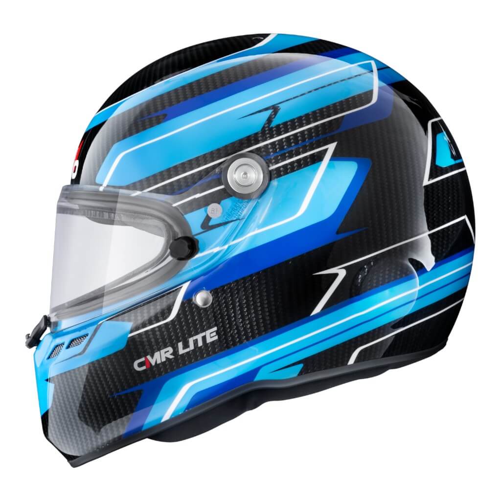 STILO AA0821AH5P57DBLU Karting Helmet ST6 CMR Carbon Lite Graphyc, Snell CMR 2016, Blue, Size 57 Photo-3 