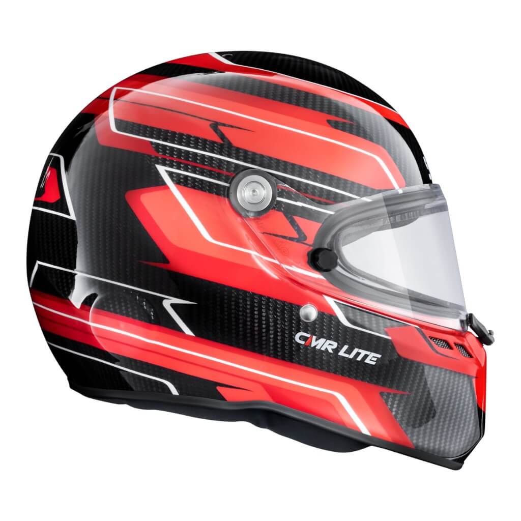 STILO AA0821AH5P53DRED Karting Helmet ST6 CMR Carbon Lite Graphyc, Snell CMR 2016, Red, Size 53 Photo-2 