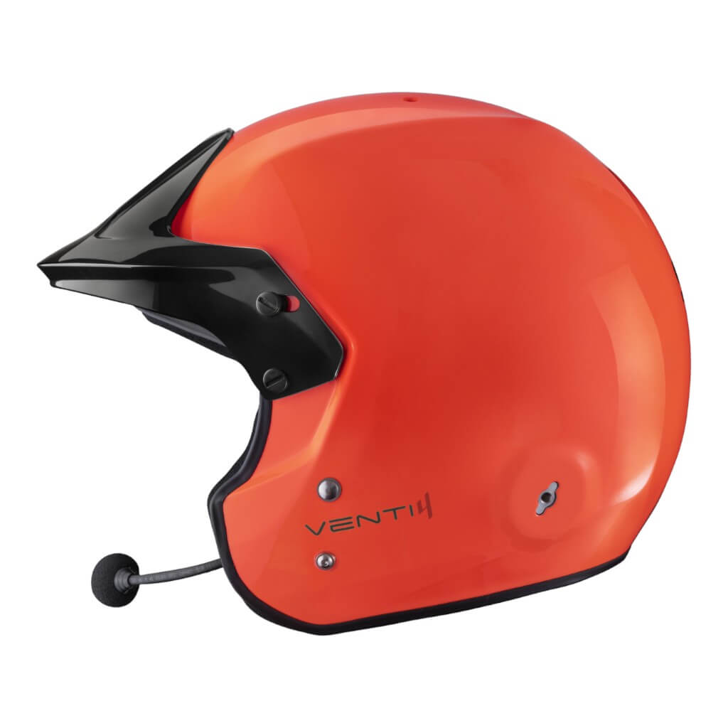 STILO DA0114EF2X59 Helmet Venti4 Trophy Offshore, FIA 8859-24, Orange/Black, Size 59 Photo-2 