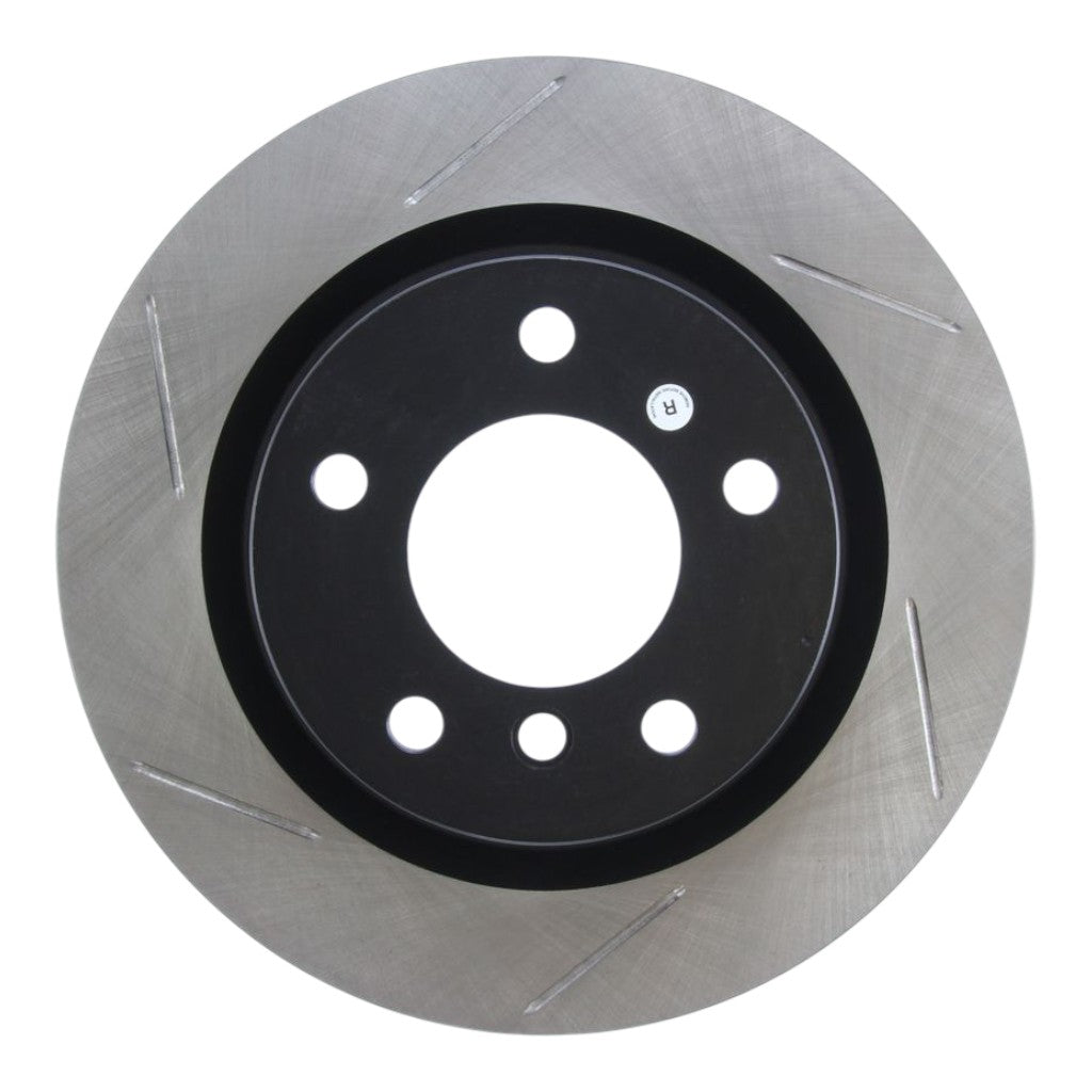 STOPTECH 126.34078SR Rear Right Brake Disc Slotted for BMW 323i / 325i / 328i (E90 / E92) Photo-1 