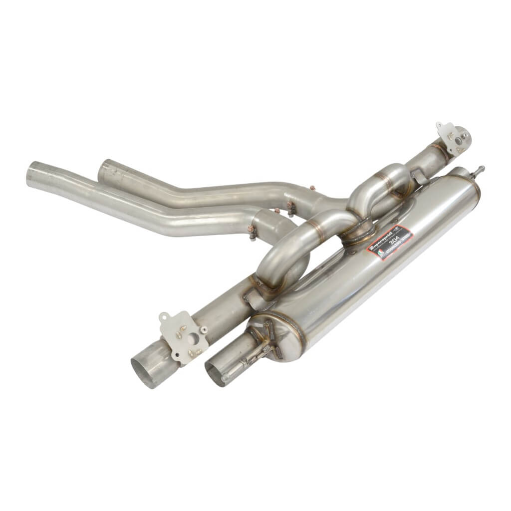 SUPERSPRINT 249274 Rear Exhaust With Dual Valve (Right / Left) for PORSCHE 536 Cayenne SUV / PORSCHE 536 Cayenne Coupe Photo-0 