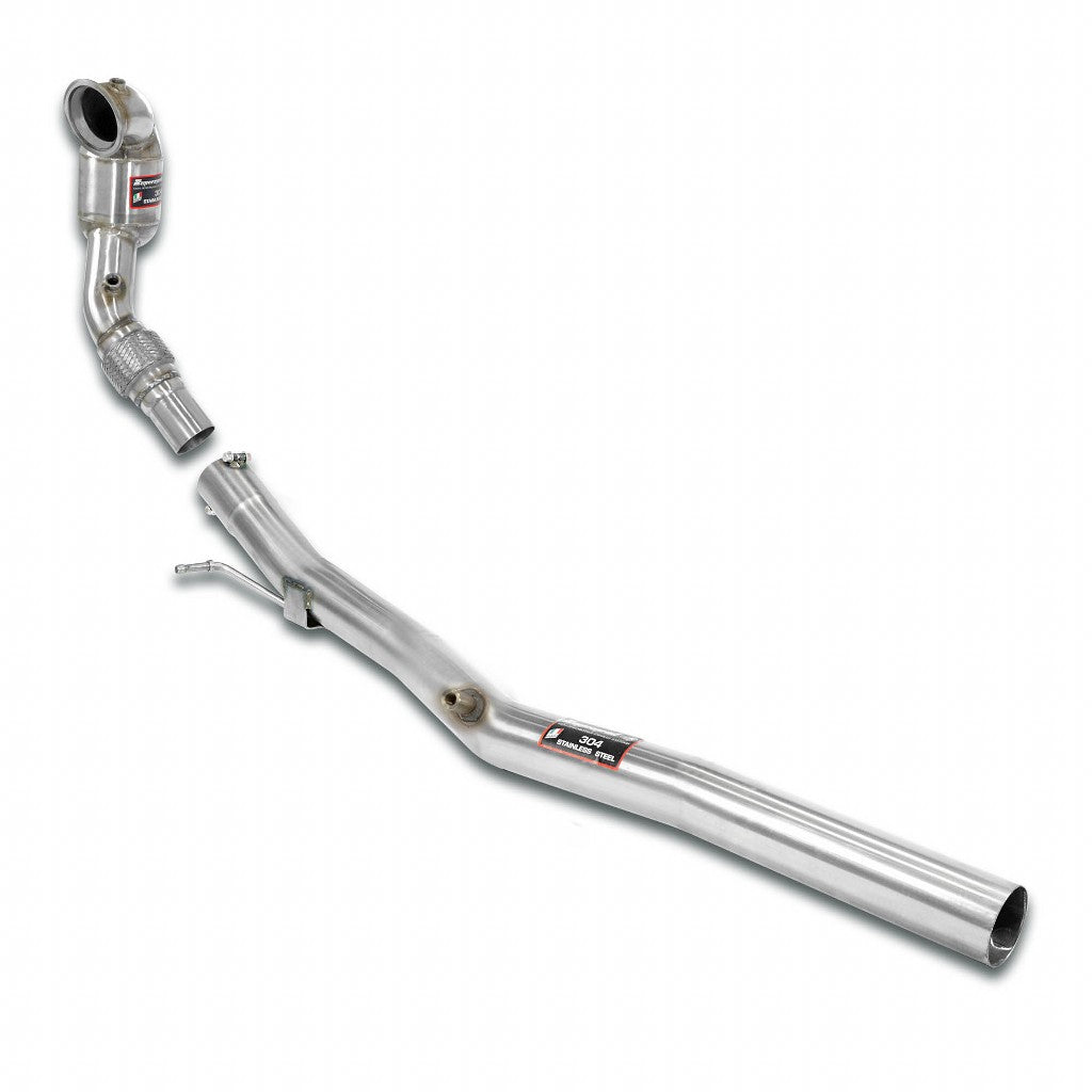SUPERSPRINT 328481 Turbo Downpipe Kit and Metallic Catalytic Converter for AUDI S3 (8Y) Photo-0 