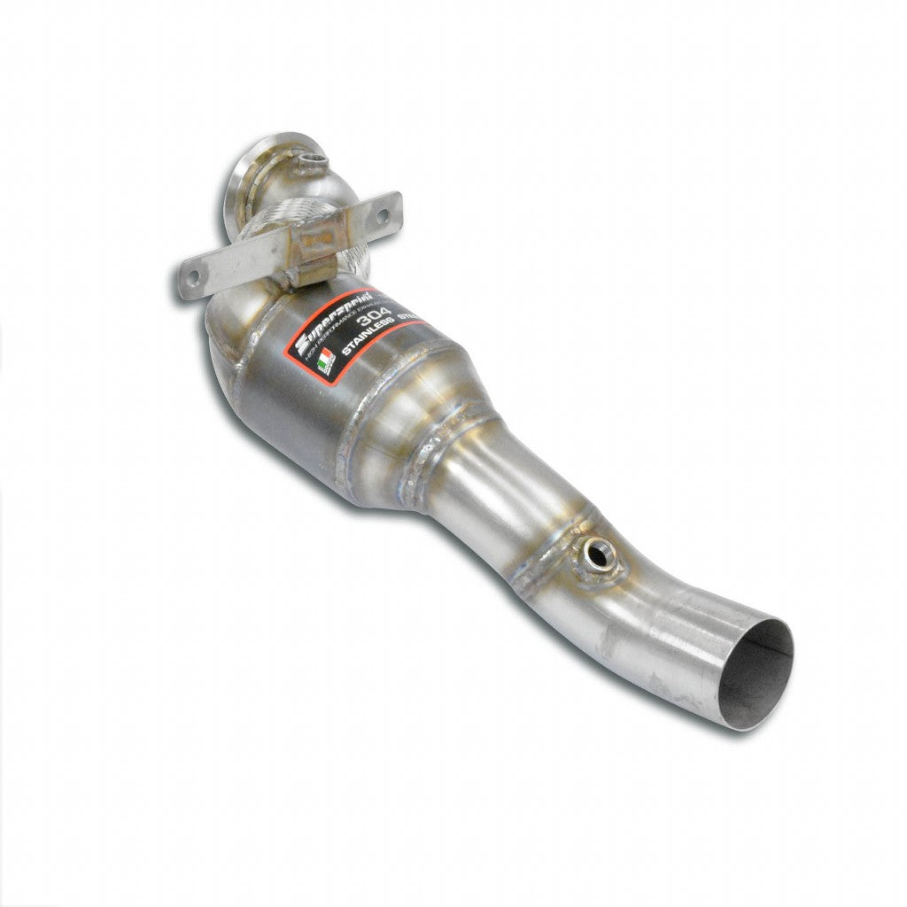 SUPERSPRINT 393321 Downpipe Right with Metallic Catalytic Converter for FERRARI F8 Photo-0 