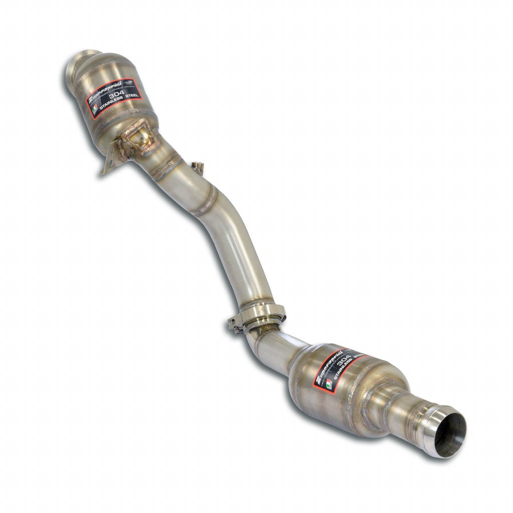 SUPERSPRINT 722371 Downpipe Right with Metallic Catalytic Converter for MERCEDES C190 AMG GT Coupe Photo-0 