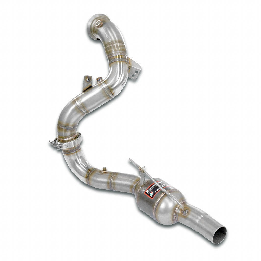 SUPERSPRINT 724981 Downpipe Left with Metallic Catalytic Converter for MERCEDES C190 AMG GT Coupe Photo-0 