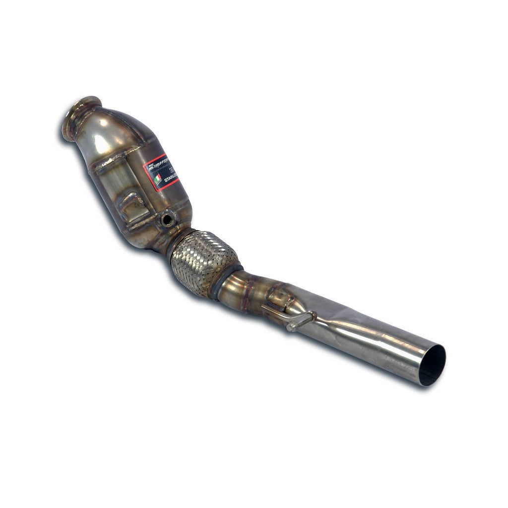 SUPERSPRINT 756821 Downpipe right with Metallic Catalytic Converter 200CPSI for ALFA ROMEO Stelvio Photo-0 