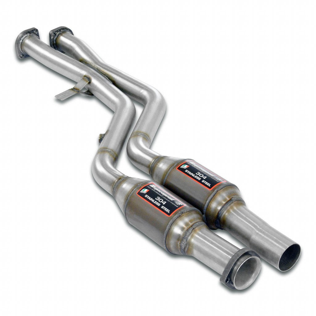 SUPERSPRINT 783832 Front Metallic Catalytic Converter and X-Pipe for BMW 7 Series E32 Photo-0 