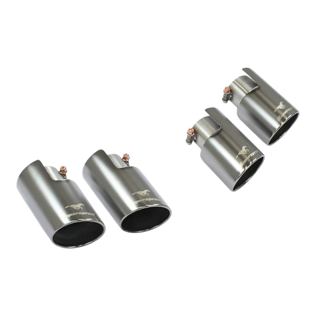 SUPERSPRINT 832846 Rear Exhaust with Left/Right Valve OO90, Gun Metal Grey for MINI Countryman JCW ALL4 (U25) Photo-5 