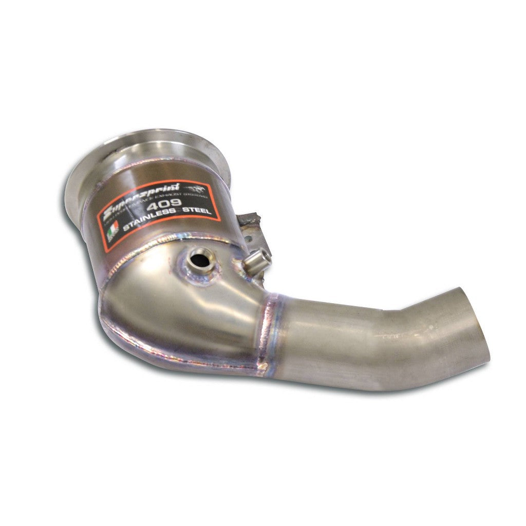 SUPERSPRINT 861041 Downpipe Left with Metallic Catalytic Converter for PORSCHE 911 Turbo / Turbo S (992) Photo-0 