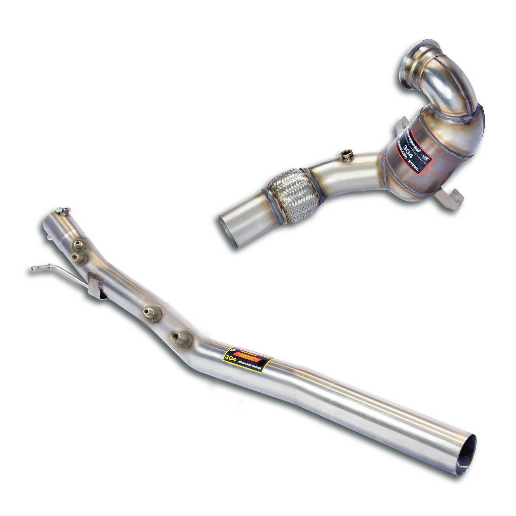 SUPERSPRINT 917941 Turbo Downpipe Kit and Metallic Catalytic Converter for AUDI A3 (8Y) Photo-0 