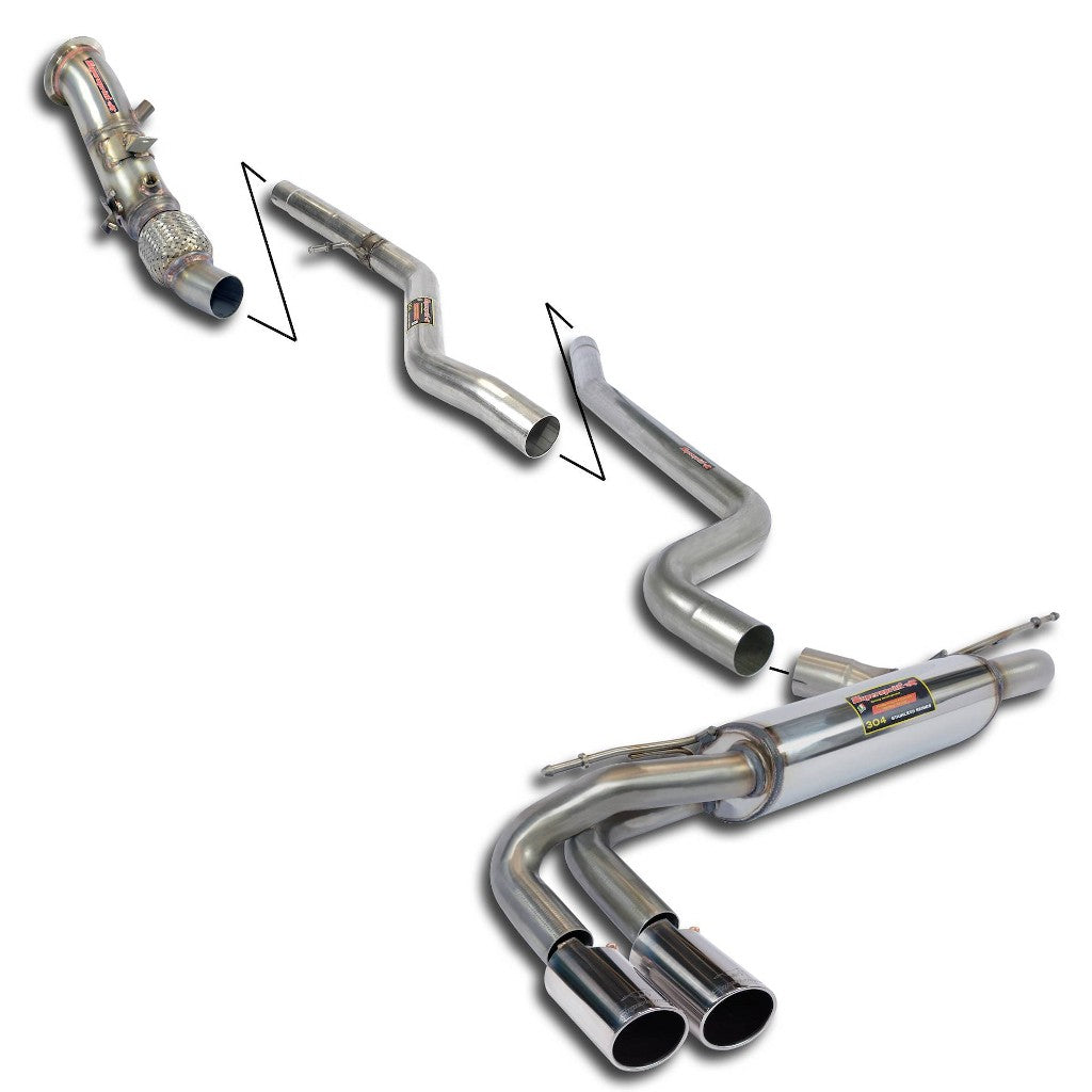 SUPERSPRINT 987340 Exhaust System for BMW 1 Series (F20 / F21) Photo-0 