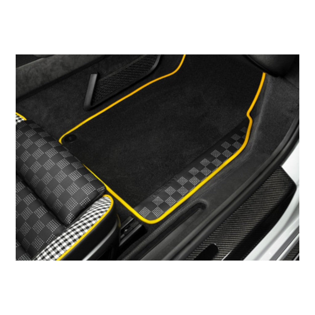 TECHART +00.410.002.CCC V00: Floor Mat Set Edging Leather, Custom Color Photo-0 