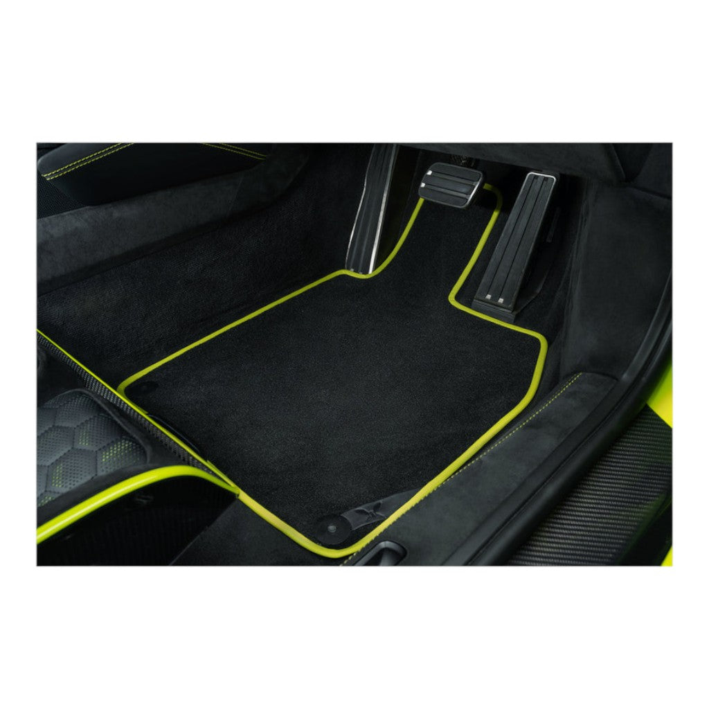 TECHART +00.410.002.CCC V00: Floor Mat Set Edging Leather, Custom Color Photo-2 