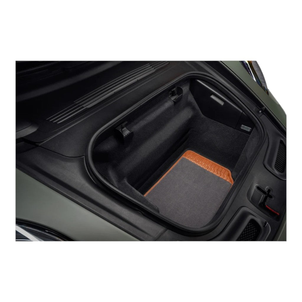 TECHART +00.410.810.CCC V02: Loadspace Floor Mat,Diamond Design Corner for PORSCHE 911 Carrera 4/T/S/4S/GTS/4 GTS/Turbo S/GT3/GT3 Touring (992)/Turbo (992.1) Photo-1 