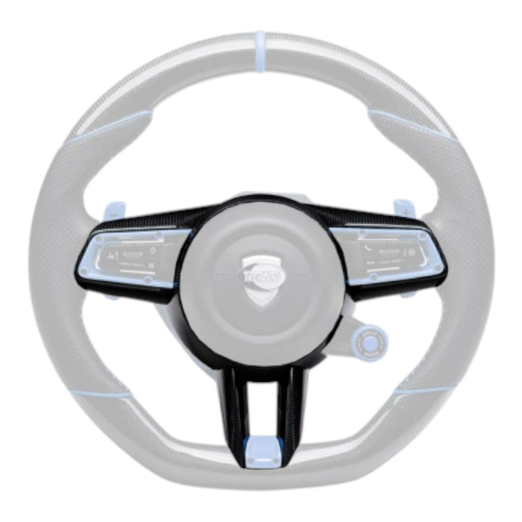 TECHART +00.430.100.0121 V06: Steering Wheel Panel, Custom Color Photo-0 