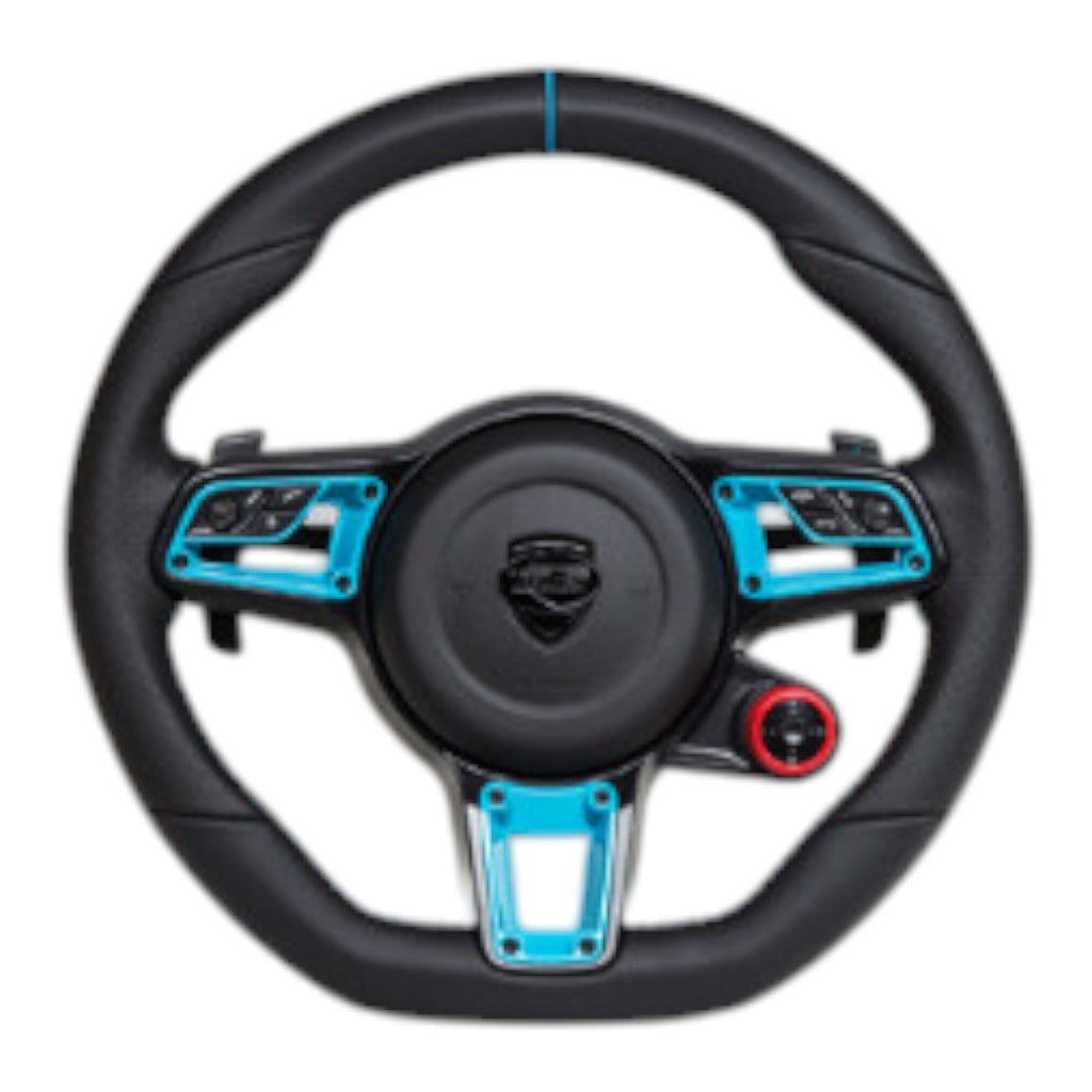 TECHART 000.430.391.CCC 3-Spokes Steering Wheel Type 9.1, Custom Color Photo-0 
