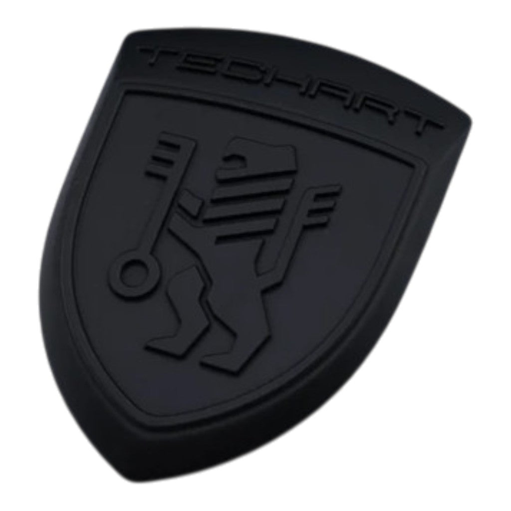 TECHART 000.965.202.BLK TECHART Front Hood Emblem, Black Photo-0 