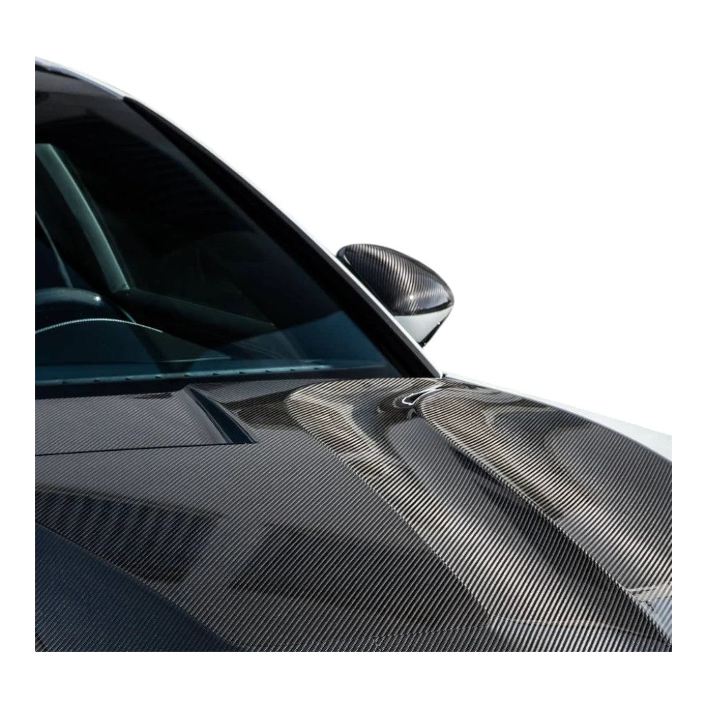 TECHART 071.121.320.009M Side Mirror Trim in (Carbon), Matte for PORSCHE Panamera (971) Photo-1 