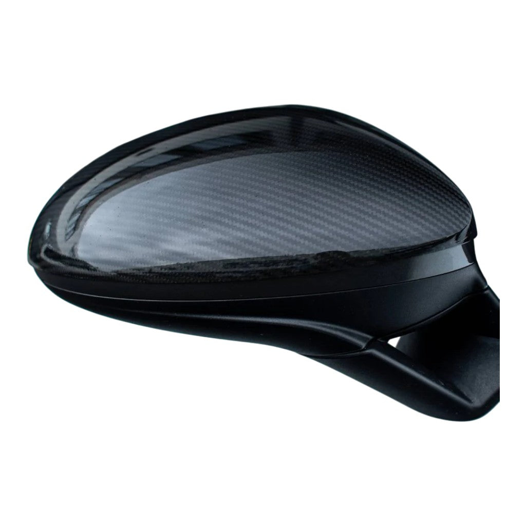 TECHART 082.121.320.009M Side Mirror Trims (LHD), Carbon Matte for PORSCHE 718 Cayman/Boxster S/T/GTS/GTS 4.0/GT4/GT4 RS/Spyder/Spyder RS/GT4 Spyder/Spyder RS Photo-1 