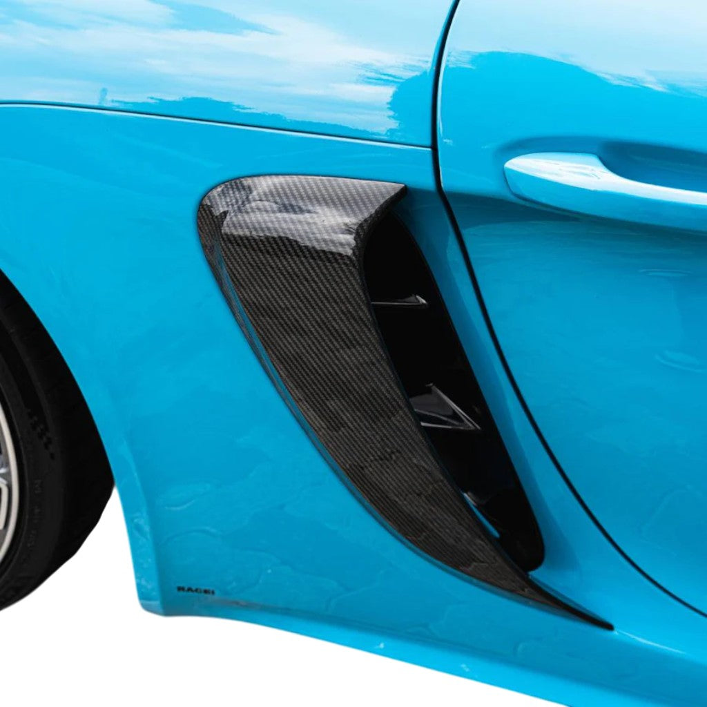 TECHART 082.121.485.009M Air Duct Shaft, Carbon Matte for PORSCHE 718 Cayman/Boxster S/T/GTS/GTS 4.0/GT4/GT4 RS Photo-2 