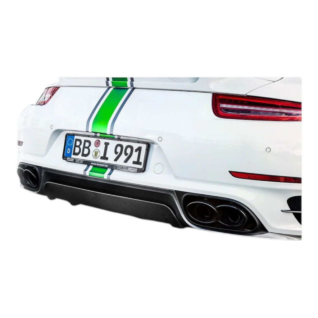 TECHART 091.100.580.009 Rear Diffuser Add-on for PORSCHE 911 Turbo/Turbo S (991.1) Photo-5 