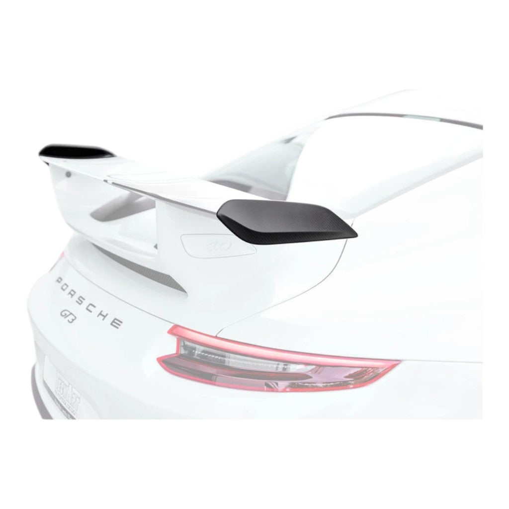 TECHART 091.121.871.009M Rear Spoiler Trims, Carbon Matte for PORSCHE 911 GT3/GT3 Touring (991.2) Photo-1 