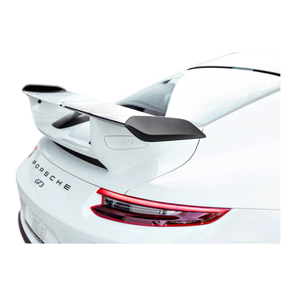 TECHART 091.121.871.009M Rear Spoiler Trims, Carbon Matte for PORSCHE 911 GT3/GT3 Touring (991.2) Photo-2 