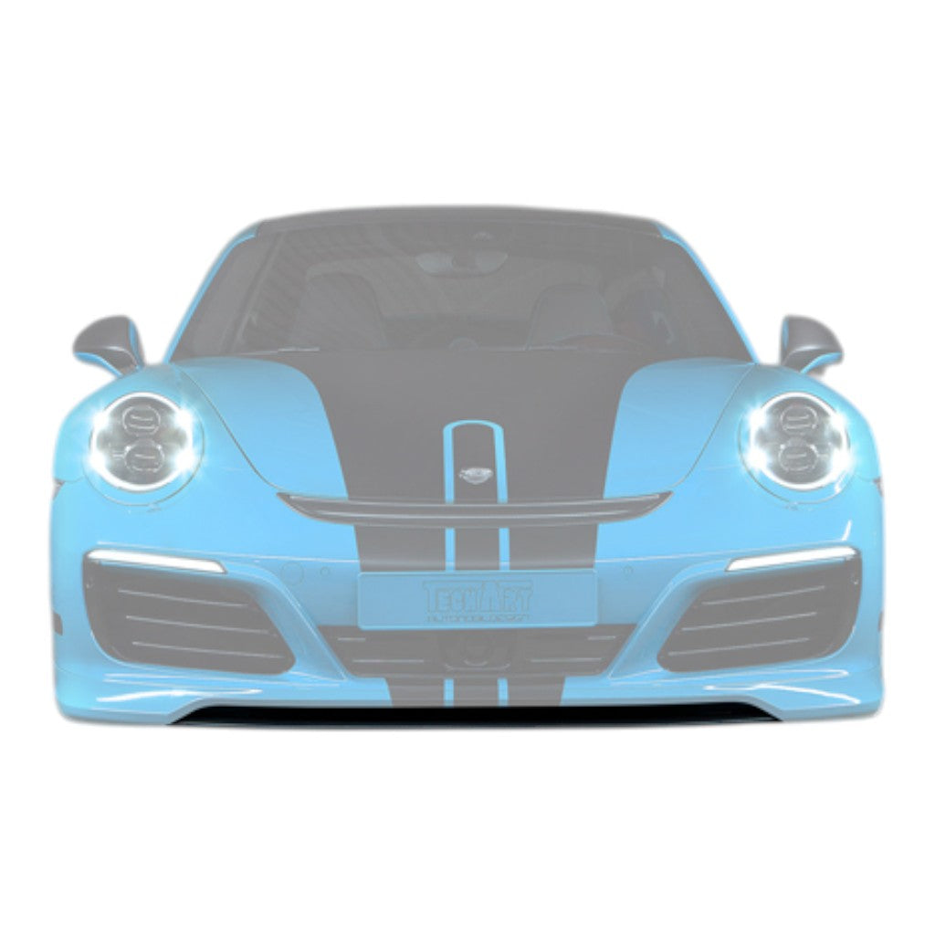 TECHART 091.121.101.009G Splitter, Carbon Glossy for PORSCHE 911 Carrera 4/S/4S/GTS/4 GTS (991) Photo-0 