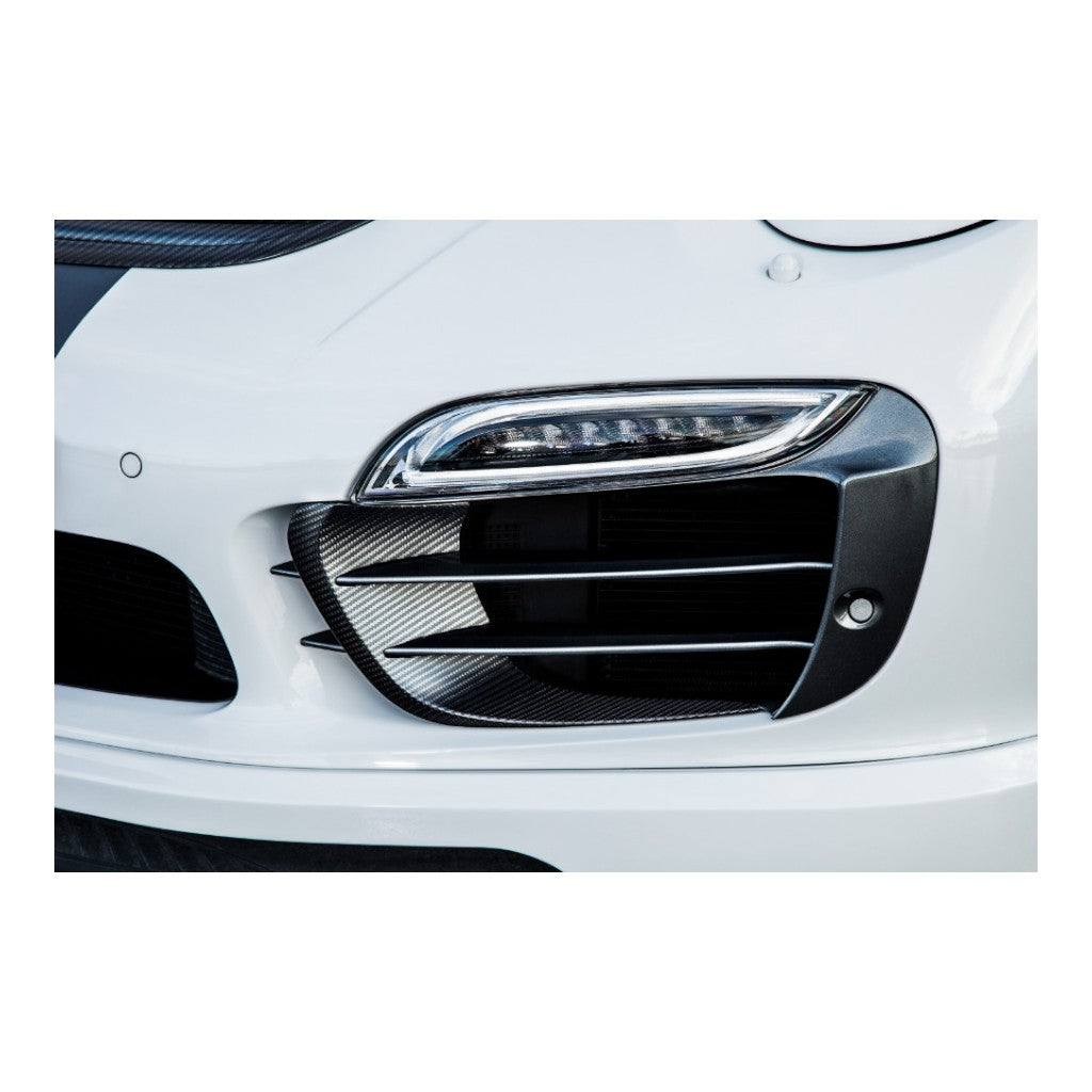 TECHART 091.121.183.009 Aero Wings Including Trim Bars, Carbon Matte for PORSCHE 911 Turbo/Turbo S (991.1) Photo-1 
