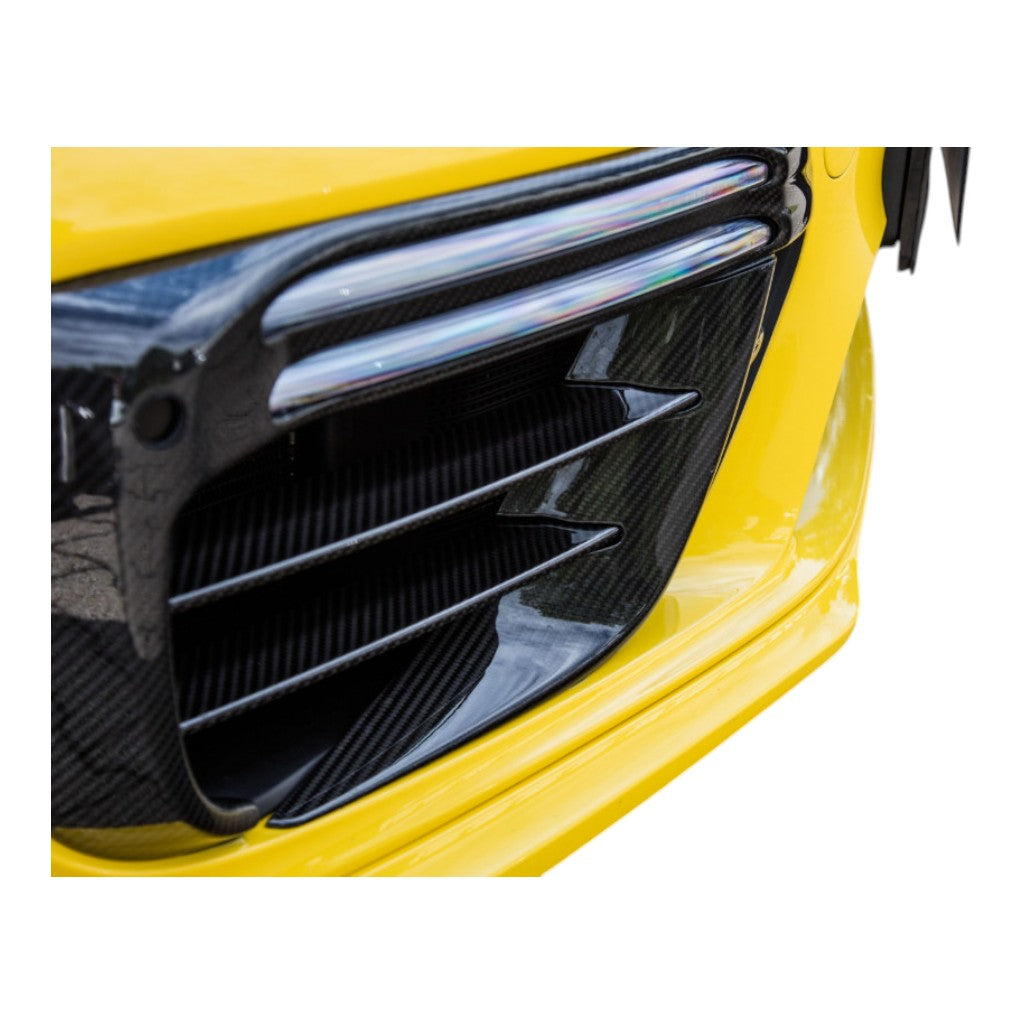 TECHART 091.121.186.009G Aero Wings Including Trim Bars, Carbon Glossy for PORSCHE 911 Turbo/Turbo S (991.2) Photo-3 
