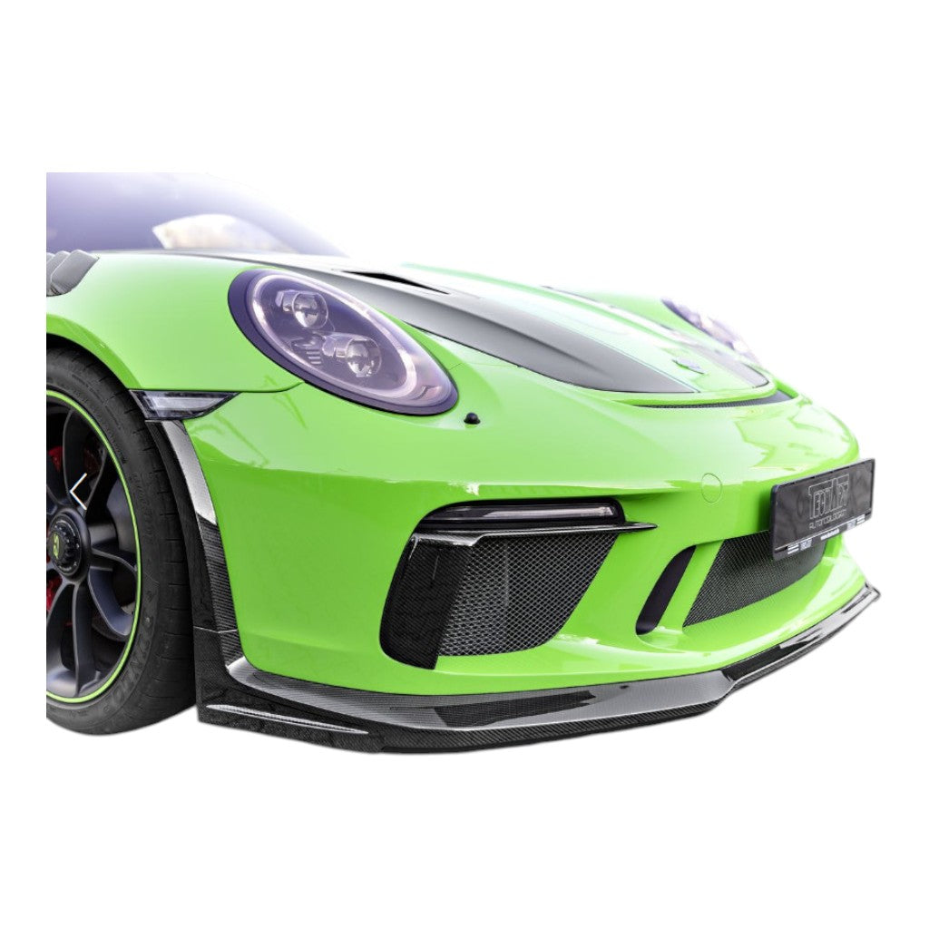 TECHART 091.121.192.009M Front Spoiler I, Carbon Matte for PORSCHE 911 GT3RS (991.2) Photo-2 