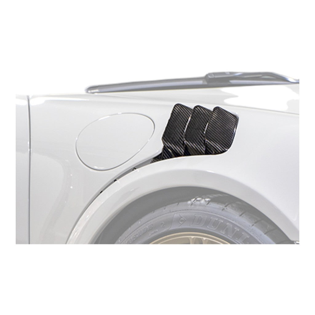 TECHART 091.121.271.009 Air Outlet Panels, Carbon Matte/Glossy for PORSCHE 911 GT3RS (991) Photo-1 