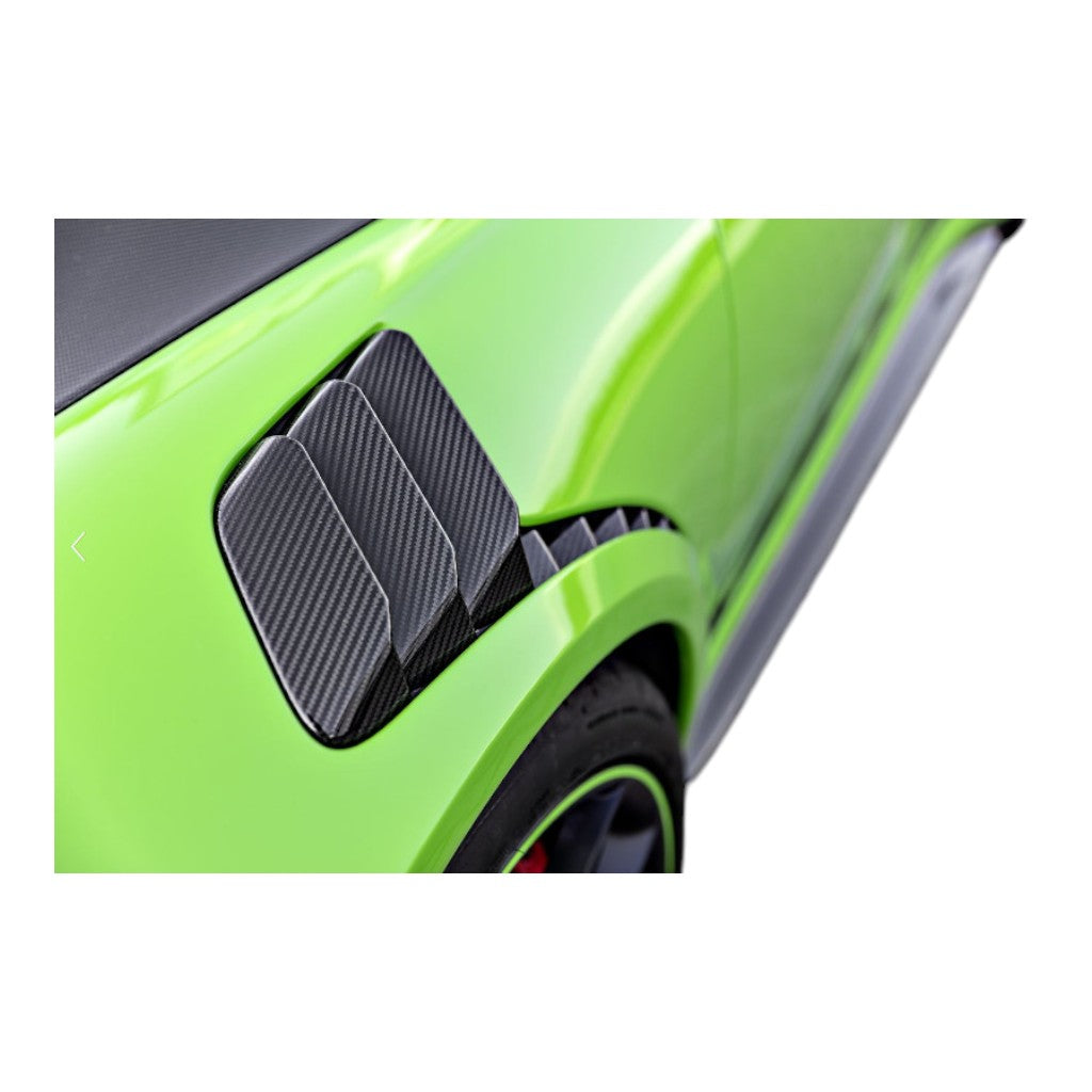 TECHART 091.121.272.009G Louvers Air Outlet Panels, Carbon Glossy for PORSCHE 911 GT3RS (991.2) Photo-3 