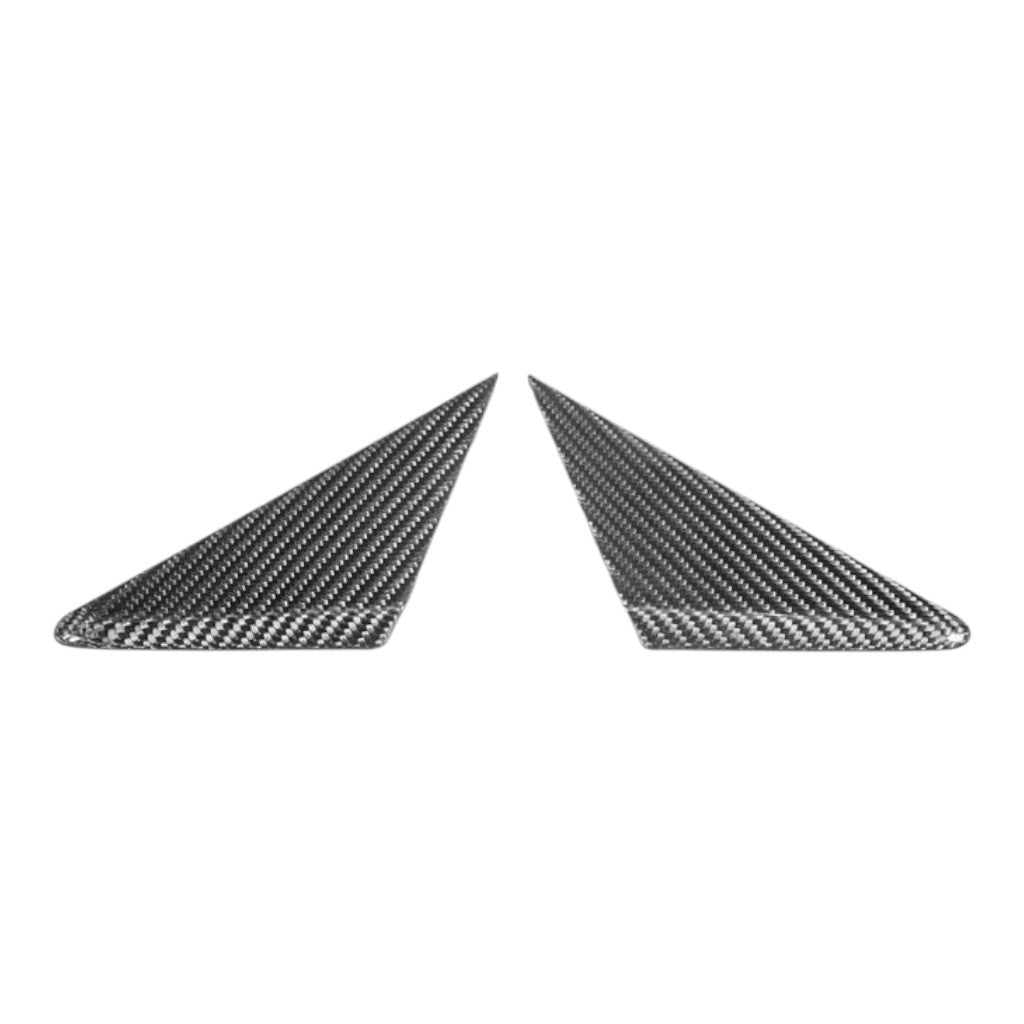 TECHART 091.121.310.009G Window Triangles, Carbon Glossy for PORSCHE 911 Carrera 4/S/4S/GTS/4 GTS/Turbo/Turbo S/GT3/GT3 Touring/GT3RS (991) Photo-0 