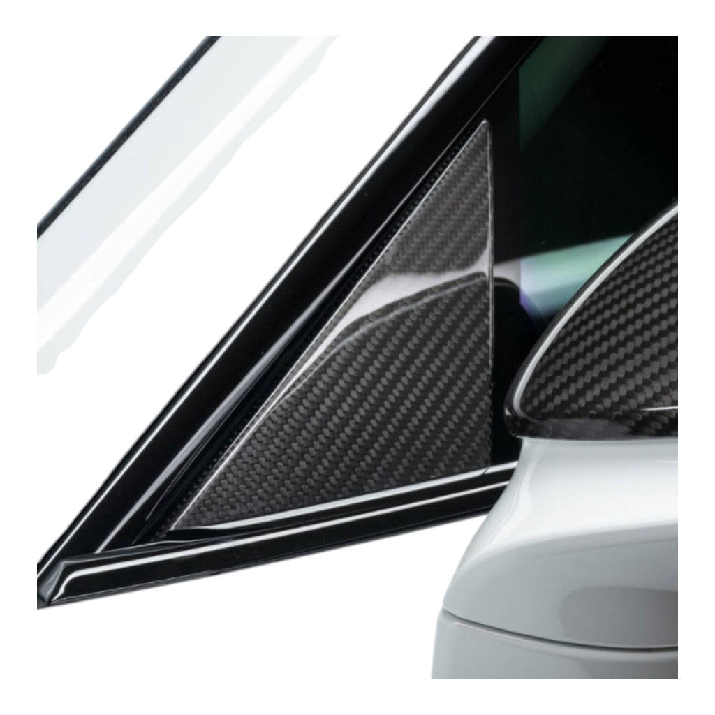 TECHART 091.121.310.009M Window Triangles, Carbon Matte for PORSCHE 911 Carrera 4/S/4S/GTS/4 GTS/Turbo/Turbo S/GT3/GT3 Touring/GT3RS (991) Photo-1 