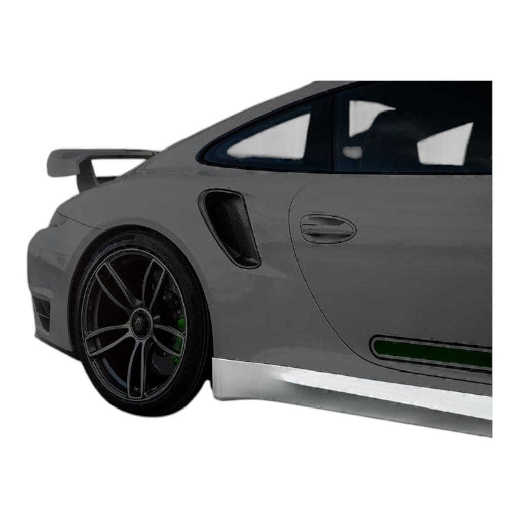 TECHART 091.121.355.009M Side Skirts, Carbon Matte for PORSCHE 911 Turbo/Turbo S/GT3RS (991) Photo-6 