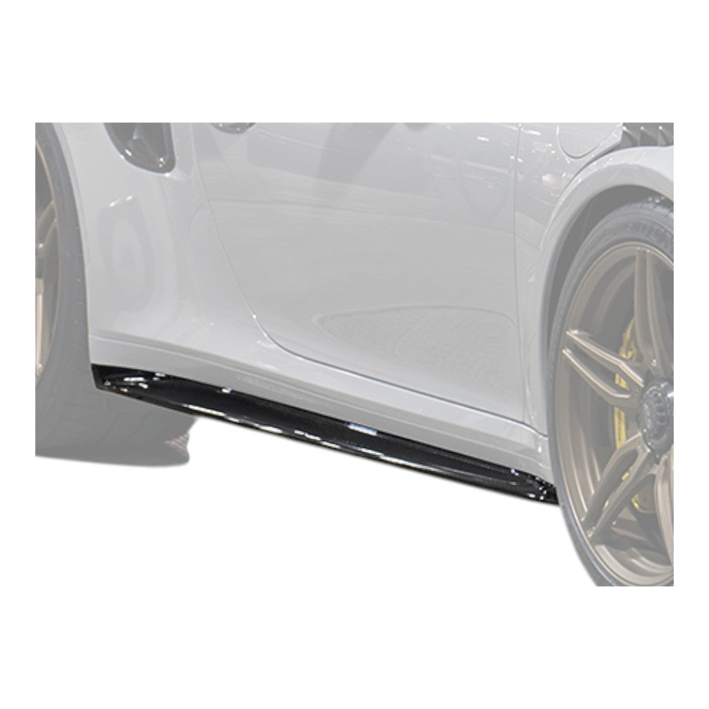 TECHART 091.121.357.009G Side Skirt Panels, Carbon Glossy for PORSCHE 911 Turbo/Turbo S/GT3RS (991) Photo-1 