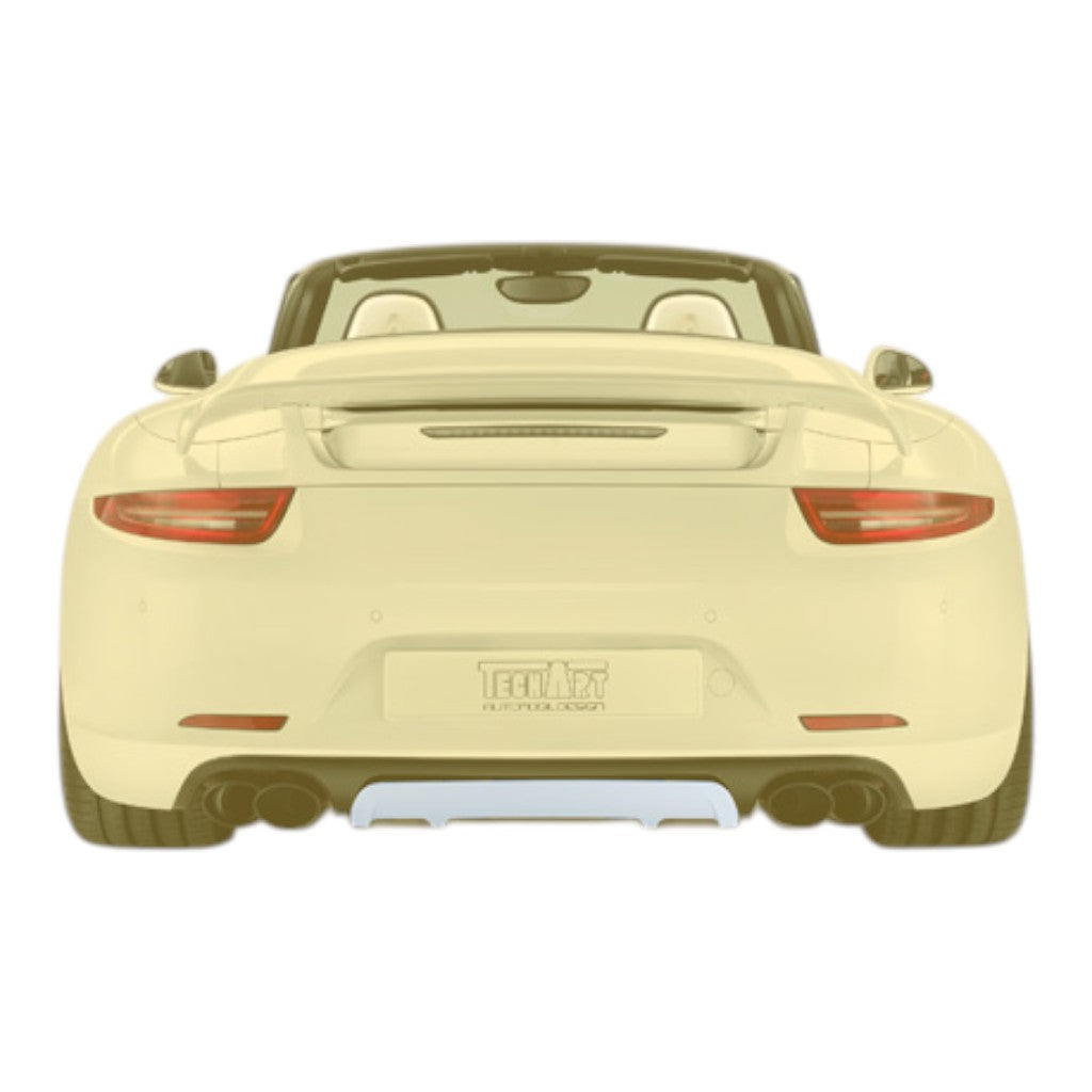 TECHART 091.121.500.009 Rear Diffuser Add-on, Carbon Matte for PORSCHE 911 Carrera 4/S/4S/GTS/4 GTS (991.1) Photo-0 