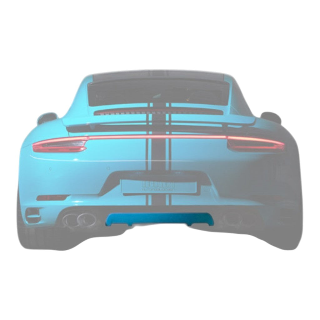 TECHART 091.121.502.009 Rear Diffuser Add-on, Carbon Matte for PORSCHE 911 Carrera 4/S/4S/GTS/4 GTS (991.2) Photo-0 