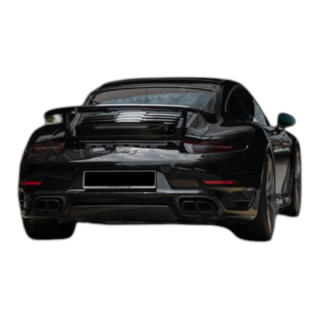 TECHART 091.121.580.009G Rear Diffuser Add-on, Carbon Glossy for PORSCHE 911 Turbo/Turbo S (991.1) Photo-3 