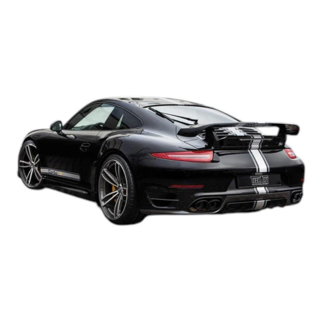 TECHART 091.121.580.009G Rear Diffuser Add-on, Carbon Glossy for PORSCHE 911 Turbo/Turbo S (991.1) Photo-8 