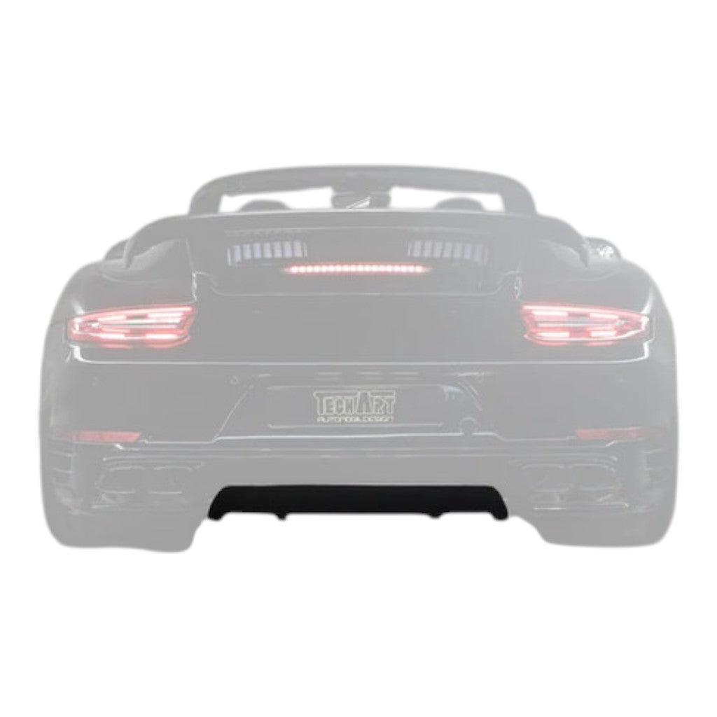 TECHART 091.121.582.009G Rear Diffuser Add-on, Carbon Glossy for PORSCHE 911 Turbo/Turbo S (991.2) Photo-3 