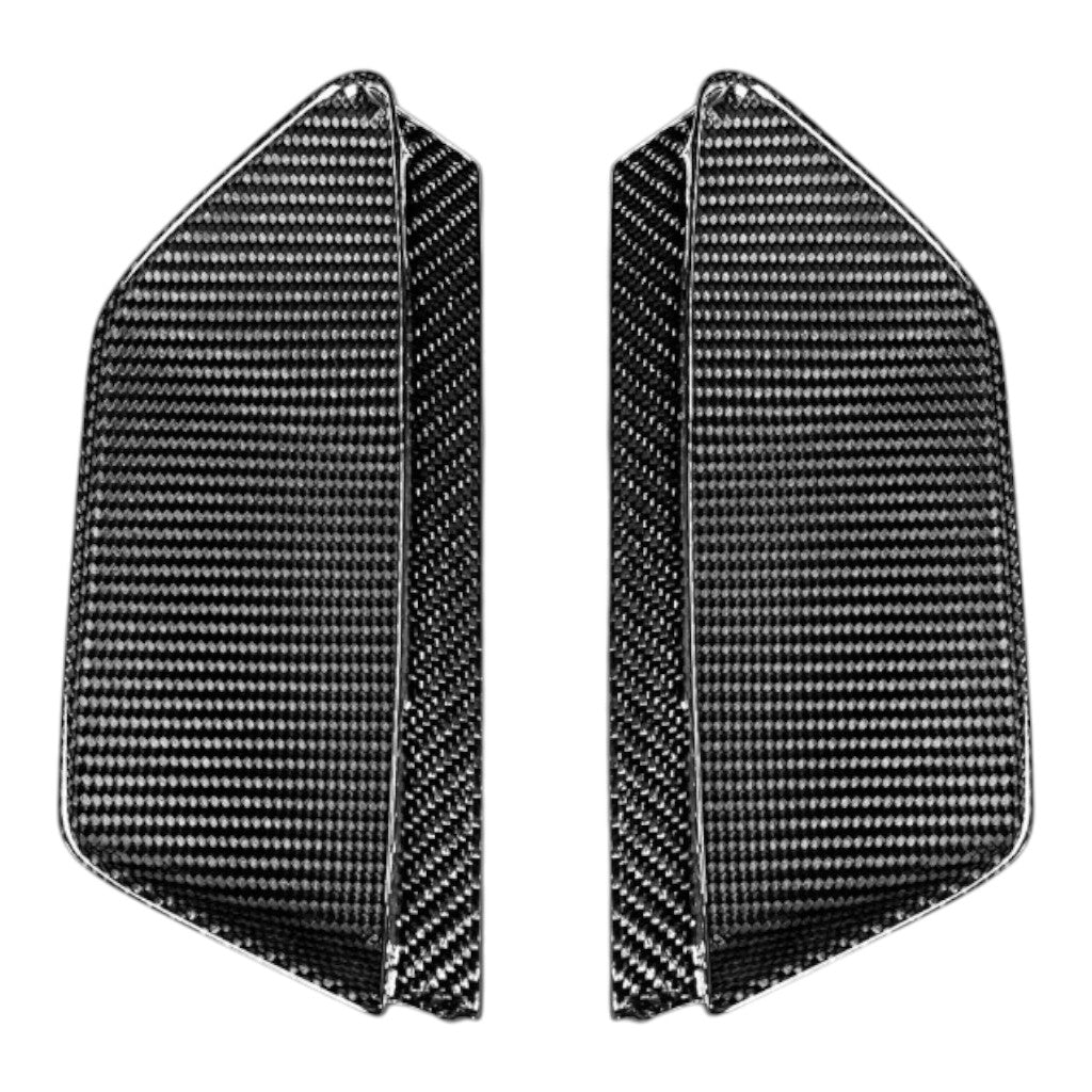 TECHART 091.121.593.009G Shaft Panels Rear Apron, Carbon Glossy for PORSCHE 911 GT3RS (991.2) Photo-0 