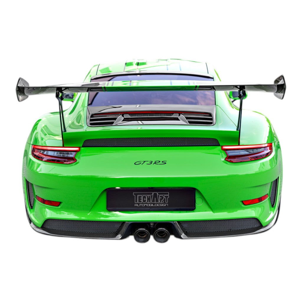 TECHART 091.121.593.009M Shaft Panels Rear Apron, Carbon Matte for PORSCHE 911 GT3RS (991.2) Photo-2 