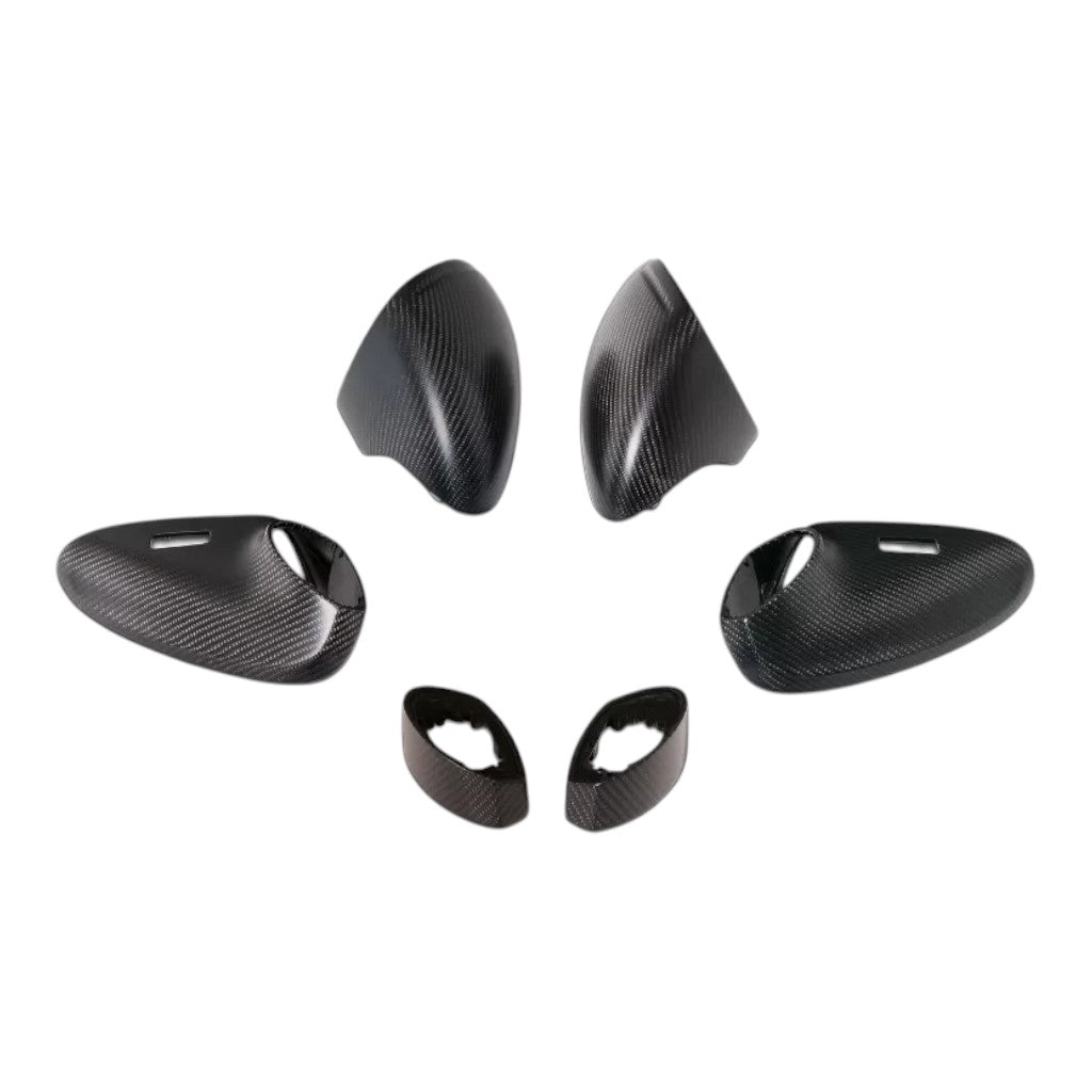 TECHART 091.121.846.009G Side Mirror Shells (Standard), Carbon Glossy for PORSCHE 911 Carrera 4/S/4S/GTS/4 GTS/Turbo/Turbo S/GT3/GT3 Touring/GT3RS (991) Photo-4 