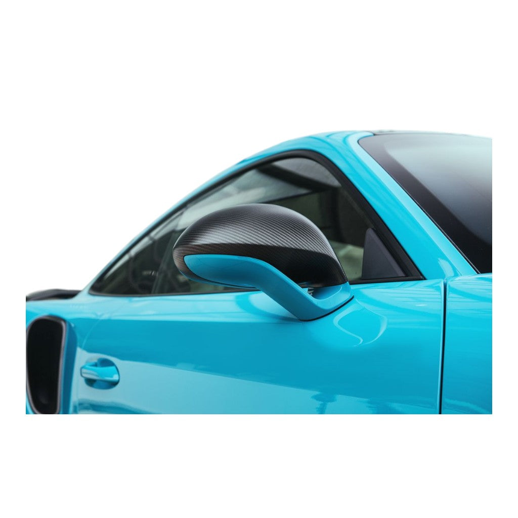 TECHART 091.121.849.009 SportDesign Side Mirror Shells (LHD), Carbon Matte for PORSCHE 911 Carrera 4/S/4S/GTS/4 GTS/Turbo/Turbo S/GT3/GT3 Touring/GT3RS (991) Photo-3 